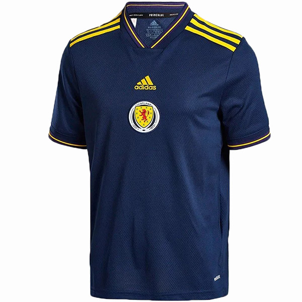 Scotland maglia da calcio scozzese da casa per adulti maglia da calcio da uomo blu navy abbigliamento sportivo 2022
